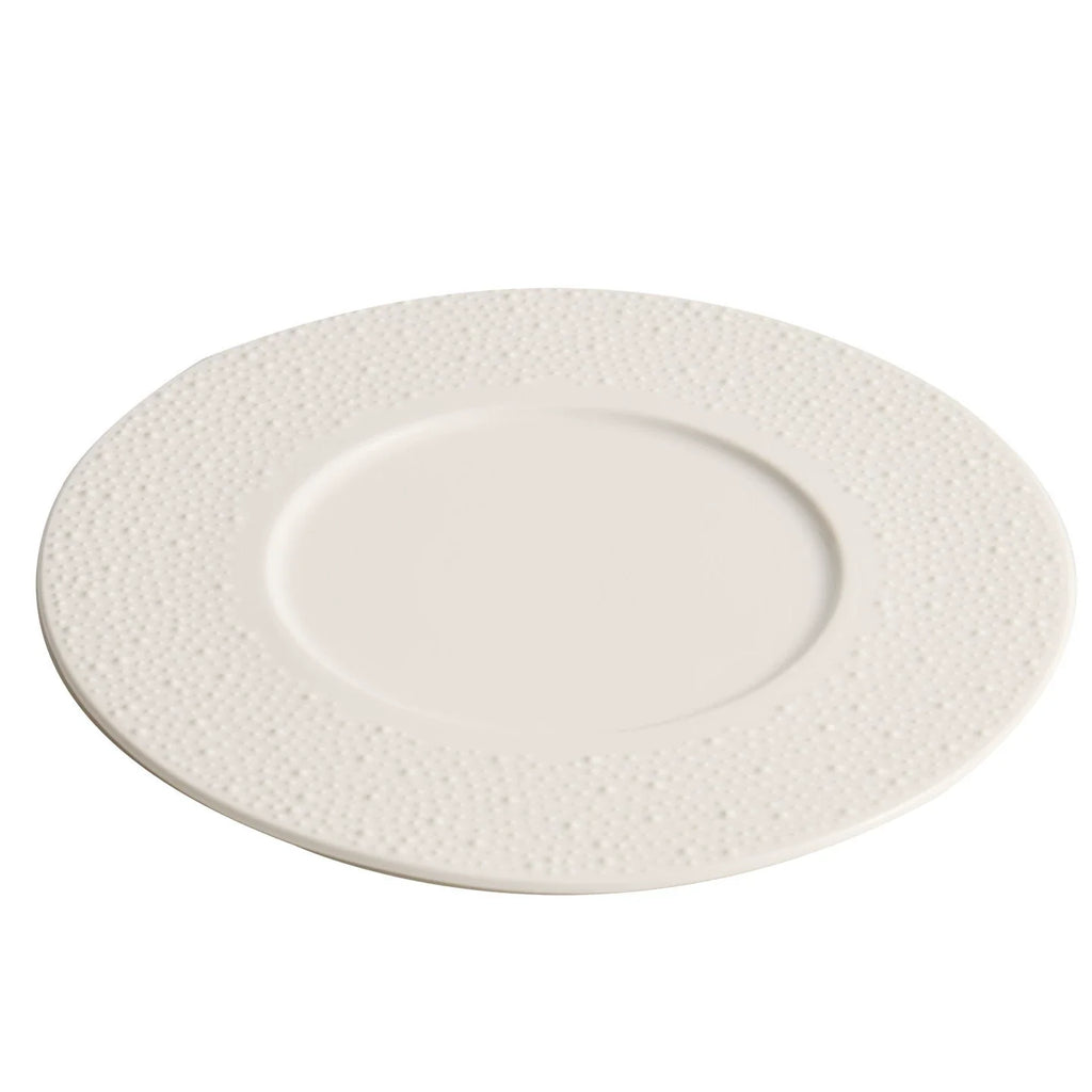 Sesame Point Artisanal Flat Plate Collection – Minimalist Textured Fine China-4
